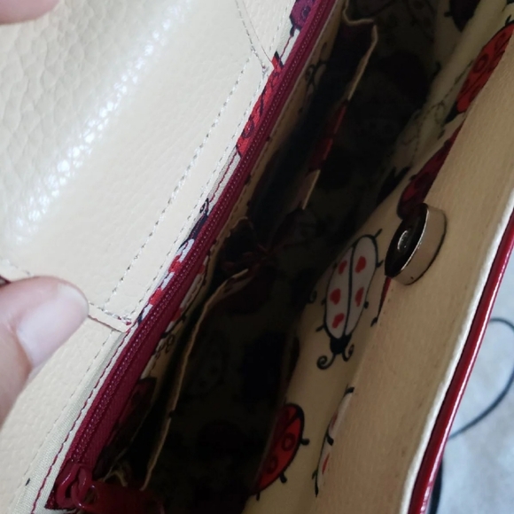 SOLD-Brighton Ladybug Handbag, Wallet, & Coin Case - Picture 3 of 8